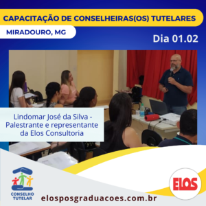 Primeiro dia da capacitação para as (os) Conselheiras (os) Tutelares Titulares e suplentes em Miradouro, MG